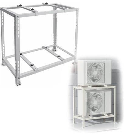 Moubhjd Air Conditioner Support Bracket, AC Support Bracket Holder Base for 9000 to 24000 BTU Condenser AC Heat Pump System, 450lbs