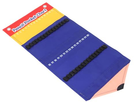 Eujgoov Tableau de Poche de Stationnement en Polyester, Stocker et Trier Vos Stylos, pour Les Bureaux, Les Maisons, Facile à Accrocher