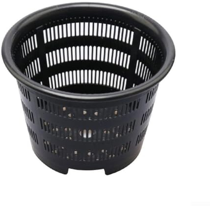 Lot de 5 pots à orchidées en plastique à suspendre avec filet respirant pour favoriser la santé des racines, équipés de crochets pour suspendre des plantes sur balcon, terrasse ou à l'intérieur
