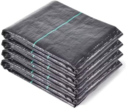 DIWAL Telo Pacciamatura Anti Erbacce 1x20M Tessuto Pacciamatura Rotolo Barriera Erbacce UV Resistente Copertura Terreno per Giardino, Orto, Terrazze, Vialetti, Aiuole(1m x 50m)