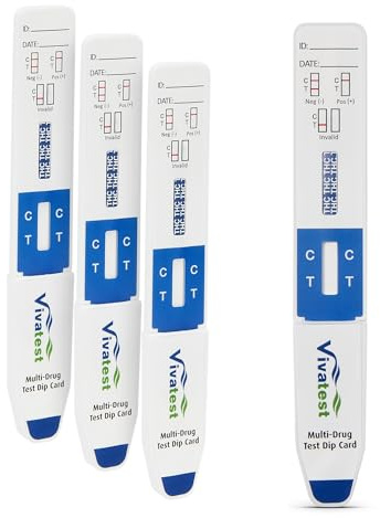 Viva Test THC-Test-Set für Drogentests, 3-teilig, sofortige Urin-Drogentest-Kits, 50 ng/ml, einfache Interpretation und genaue Ergebnisse
