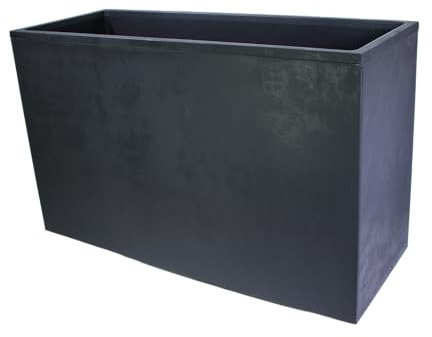 mgc24 Millennium Pflanzkasten mit Wasserspeicher und Rollen 98 x 37,5 x 62 cm anthrazit | großer Hochbeet‑Kasten für Garten, Terrasse & Balkon | wetterfest & UV‑beständig