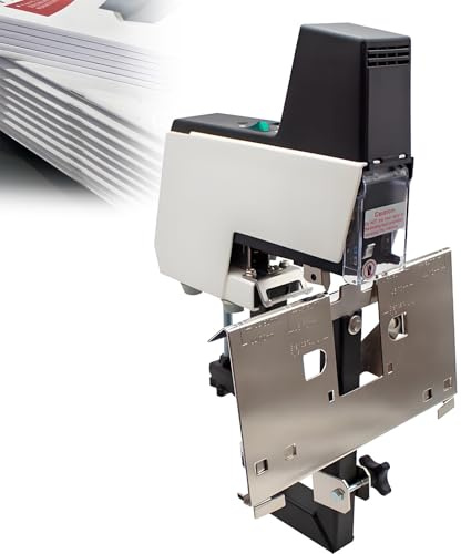 GSHSHOU Grapadora Eléctrica, Encuadernadora Automática Rápida 106, Encuadernación 2-50 Hojas con Pedal, Adecuada para Hogar, Escuela, Oficina
