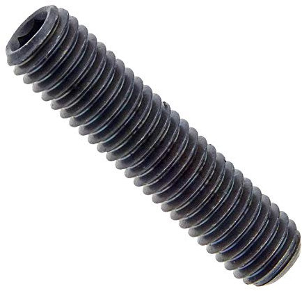 Gewindestift DIN 916 45 H Stahl bl. Ringschneide u. Innen6kant M 4 x 10-200 Stück