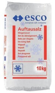 Esco Streusalz Auftausalz Tausalz PVC Sack - Langzeitwirkung (10 kg)