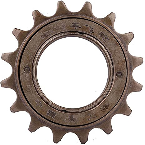 Alomejor Fahrrad Freilauf Hochfester Stahl Single Speed ​​Freilauf Schwungrad Kettenräder Teile für Fixed Gear Fahrrad