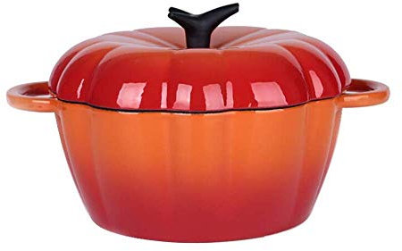 Sywlwxkq Cocotte Ovale en Fonte émaillée Dutch Oven avec Couvercle Revêtement en émail antiadhésif Bonne étanchéité Léger pour Toutes Les Sources de Chaleur-A