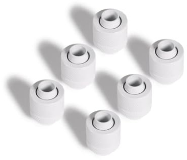 Alphacool Verbindung Eiszapfen 13/10mm Anschraubtülle G1/4 - White Sixpack