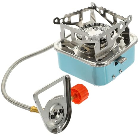Homoyoyo Réchaud De Camping Pliable Et Portable Mini Réchaud à Pour Activités Extérieures Pour Randonnée Et Voyage Avec Système De Fixation Par