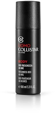 Collistar Linea Uomo Deo Freschezza 48 Ore Spray No-Gas, Antitraspirante, Leggero, non Untuoso, Asciuga Subito, 100 ml