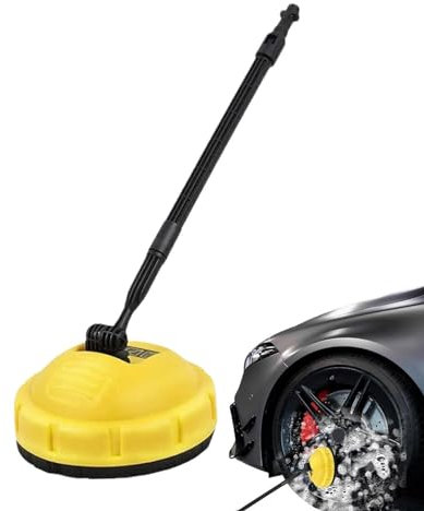 Limpiador de cepillos de superficie, cepillo de lavado a presión | Cepillo de lavado a presión para patio | Limpiador a presión giratorio de superficies planas | Limpiador de alta presión K2 -K7 |
