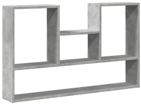 vidaXL Wandregal Betongrau 99x15x60 cm Holzwerkstoff