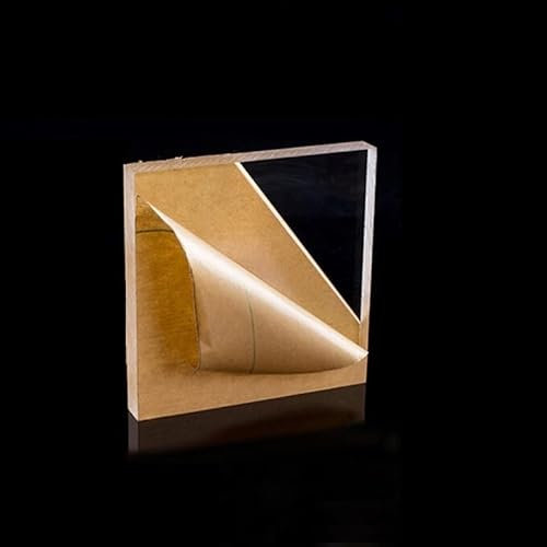 Klare Acryl-Blindplatte, 1 mm dickes kleines quadratisches Acrylblatt, funktionale Acrylplatte for Tassenuntersetzer und Segenskarten(22x22cm)
