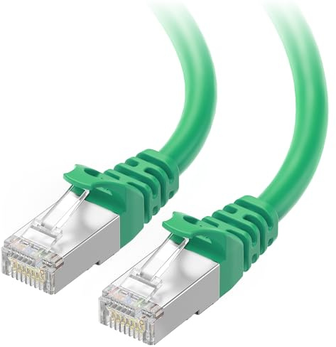 Cable Matters 10Gbps Snagless Shielded Cat 6A Ethernet Cable - 30ft, Cat 6A Cable, Cat6A Cord, Ethernet Cord, Green