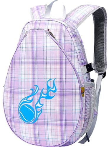 À Dos De Raquette De Tennis avec De Pagaie Multi-Poches, Cartable De Sport Étanche pour Tennis, Racquetball, Squash pour Enfants