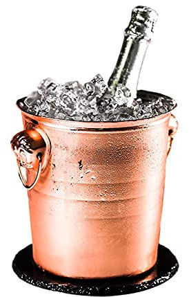 Seau à glace isotherme à double paroi pour fêtes et divertissements