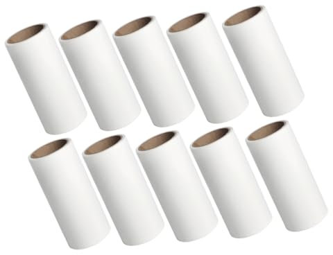 IMIKEYA 10pcs Pet Hair Remover Roller Refills Lint Roller for Clothes Carpet Car Seat Bedding
