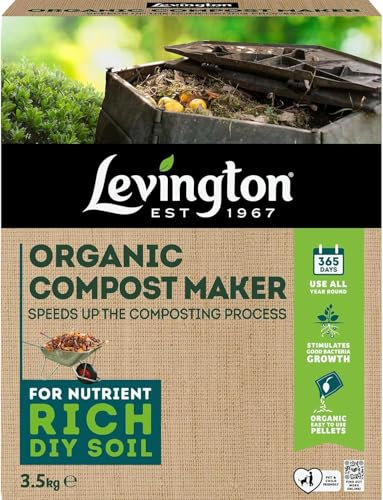 Levington Compost Maker 3.5kg – Organic Compost Accelerator – Speeds Up Decomposition for Rich Fertile – Ideal for Garden & Kitchen Waste