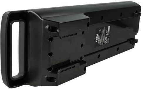 vhbw batteri kompatibel med Ibex Jungle Hero, Comfort City, Pace, Relax City E-Bike bagagehållarsystem (10,4 Ah, 36 V, Li-Ion) – svart