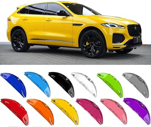 4pcs Custom Made Aluminium Brake Caliper Covers for JAGUAR F PACE Accessories (Red, Contact us for size confirmation)