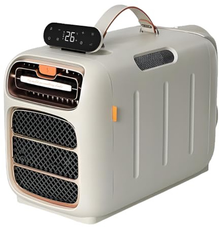 aire acondicionado portatil con bomba de calor (3 en 1) Heatingandcooling | 3 velocidades de ventilador, control táctil y remoto,refrigeración de bajo consumo para tiendas de campaña,autocaravanas