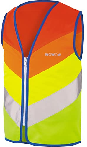 WOWOW barn säkerhetsväst Rainbow, pojke unisex, gul, M