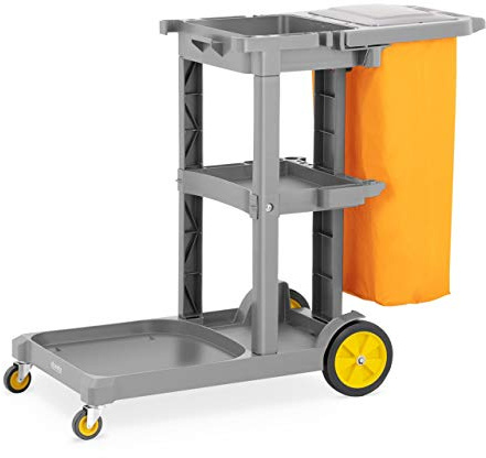 ulsonix UNICLEAN 13 Reinigungswagen Müllsack Deckel 4 Rollen Profi Gerät Wagen Reinigung Haushalt