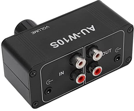 Mini Stereo Audio Preamplifier, Headphone Amplifier with RCA/3.5mm Input and Output, Audio Preamp Amplifier for Home Stereo, Turntable