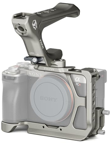 Tilta a7C II / a7C R Käfig, halber Kamerakäfig, kompatibel mit Sony a7C II/a7C R, leichtes Kit mit NATO-Griff oben, Titangrau TA-T60-B-TG, TA-T60-B-TG TX