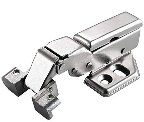 Türscharniere mit Aluminiumrahmen, kaltgewalzter Stahl, geräuschlos, hydraulisch, integriertes Stoßpolster, geräuschlose Scharniere for Holztüren, Thekentüren, Schränke, Schränke, Fenster (Color : (S
