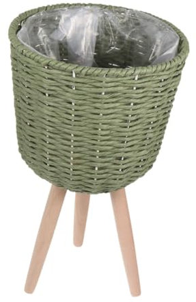POPETPOP Cesta De Plantación Soporte De Madera Maceta Tejida Maceta De para Mascotas y Plantas