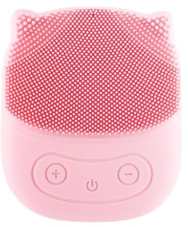 Pulitore viso in silicone, scrub facciale, spazzola vibrante a forma di , impermeabile, spazzola per il viso, spazzola elettrica per uomo e donna