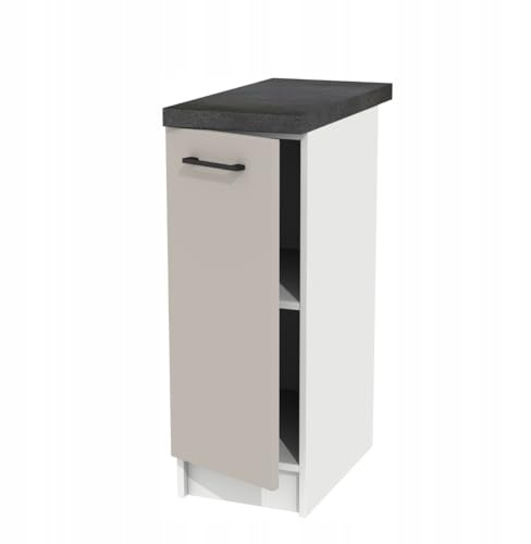 Schmaler Küchenschrank mit Arbeitsplatte – 30 cm breit - langlebig - flexibel kombinierbar - einfache Montage - ideal für moderne Küchen und effiziente Raumnutzung
