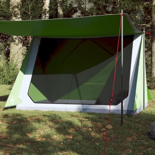 Tino Tech Tente de camping pour 2 personnes - Tente de groupe - Coupe-vent - Grande tente à lancer - Tente de festival - Tente de trekking pour famille - 214 x 161 x 120 cm - Polyester - Vert