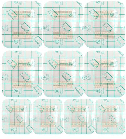 Wundpflaster, Wundabdeckung für Dusche, 10 hochabsorbierende Klebepads für