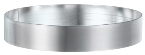 sourcing map Round Cake Ring 4.33 x 1 Inch Seamless Stainless Steel Pastry Mousse Dessert Ring Mirror Coating for Baking Cooking English Muffins Crumpet Making Tool