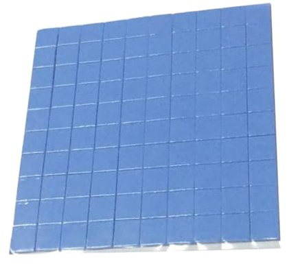 Gadpiparty Pad Termico Conduttivo Per Dissipatore Di Calore 100 Pezzi Pad Isolante 10x10x0 1 Mm Tappetino Di Conduzione Del Calore A Led