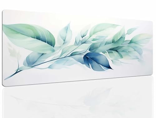 Tapis de Souris Watercolor, Tapis Souris XXL, 1400x700x4mm Tapis de Bureau Gaming AntidéRapant, Tapis Bureau étanche, sous-Main pour Clavier et Souris, Mouse Pad Mat, pour Gamer, Ordinateur, Pc 1303