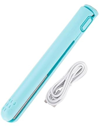 Miniatur Haarglätter, 2-in-1 Curling Stange gerade Board Curler Richtmaschine, Tragbare Glätteisen Lockenstab Heizung, für lange & Kurze Haare, alle Haartypen Geeignet