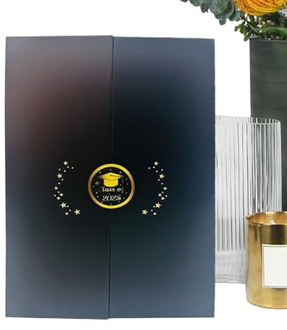 Libro degli ospiti della festa di laurea, libro degli ospiti per la festa di laurea,Graduate Guestbook 2025 - Scrapbook di memoria del college di carta autografa da laurea per il liceo