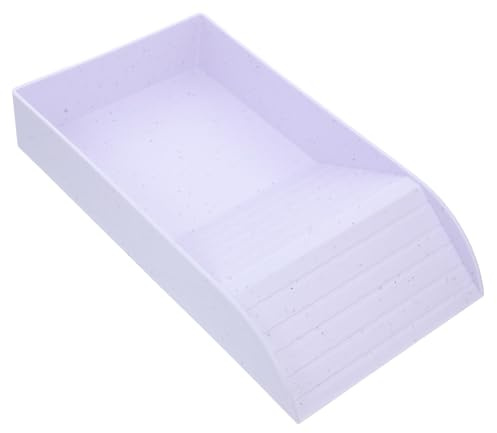 ARTSEWPLY Bassin De Baignade Tortue Multifonction en Abs Robuste Grosse Taille Marbré pour Aquarium Accessoires pour Reptiles Et Amphibiens Usage Voyage Adaptable Aux Tortues