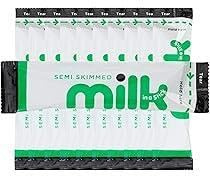 Lakeland UHT Semi-Skimmed Milk Sticks – 10ml (Pack of 30) | Long-Life Portion-Controlled Milk Pods | Ideal for Tea, Coffee & Catering | Hygienic & Portable