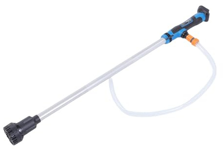 EMUKOEP Pompe de Transfert d'eau à Bâton, Pompe Alimentée par Batterie pour Un Mouvement Efficace de l'eau, Conception Portable Idéale pour Les Piscines, Le Jardin et L'élimination