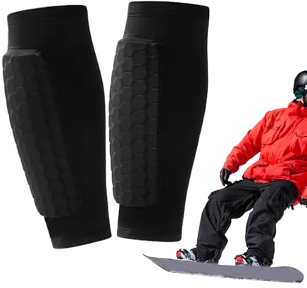 Skidskenskydd för män – skidåkningsbenskyddsutrustning | Fotbollsskydd – för snowboardåkare parkryttare nybörjare proffs skidentusiaster vintersport idrottare instruktörer