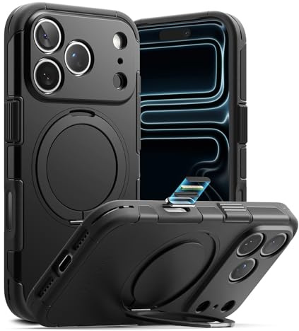 Ringke Alles Pro per Cover iPhone 17 Pro - Black | Custodia, compatibile con accessori magnetici, sottile, leggero, resistente ai graffi