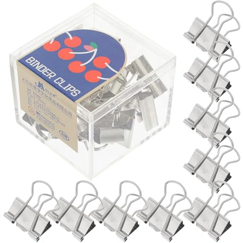 GETAJGHSD Fermagli Metallici a Coda Lunga Color Argento, Confezione da 16 Pezzi, Clip per Documenti e Banconote, Accessorio Multifunzione per Studenti, Insegnanti e Ufficio