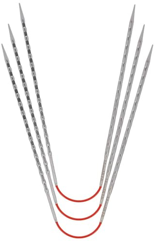 Addi AD7702030-03.00 Stricknadelspiel, Metall, Silber, 3 mm, 3 Count