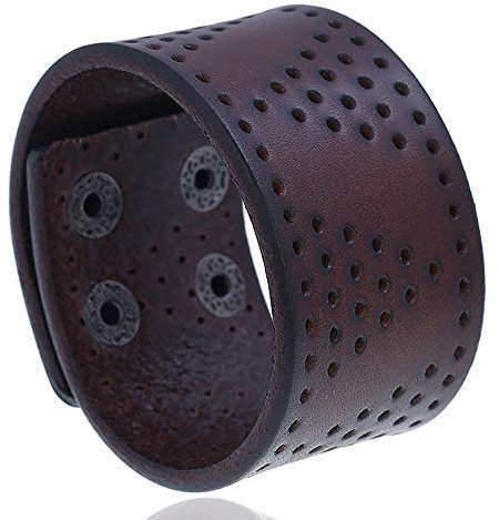 ZENSE - Pulsera de cuero ajustable ZB0326