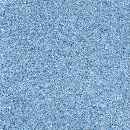 naninoa SPIEGELSAND. Feiner Glittersand, Dekosand aus gemahlenen Spiegelglas. 5 KG. Farbe: Blau, HELLBLAU