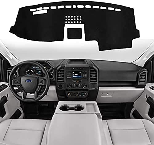 SHINEHOME Ford F150 Dash Cover 2015-2020 Dashboard Mat Interior Accessories
